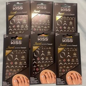 Jewel accent for toenails